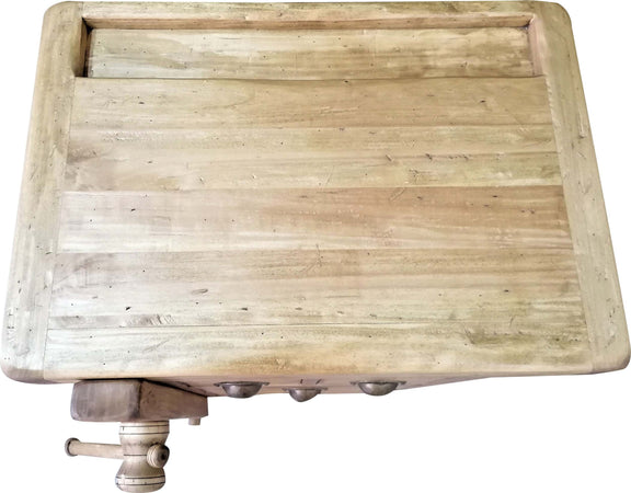 Biscottini-Banco-da-lavoro-Country-in-legno-massello-di-tiglio-finitura-naturale-Made-in-Italy