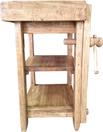 Biscottini-Banco-da-lavoro-Country-in-legno-massello-di-tiglio-finitura-naturale-Made-in-Italy