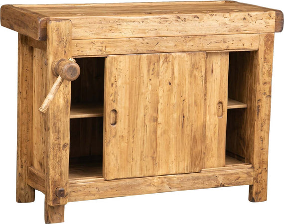 Biscottini-Banco-da-lavoro-Country-legno-massello-di-tiglio-finitura-naturale-Made-in-Italy