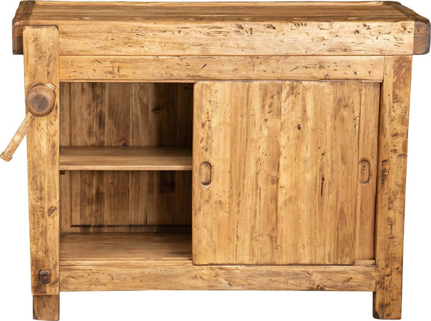 Biscottini-Banco-da-lavoro-Country-legno-massello-di-tiglio-finitura-naturale-Made-in-Italy