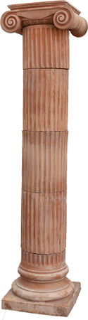 Biscottini-Colonna-ionica-in-terracotta-di-galestro-100%-Made-in-Italy-interamente-Lavorata-a-Mano