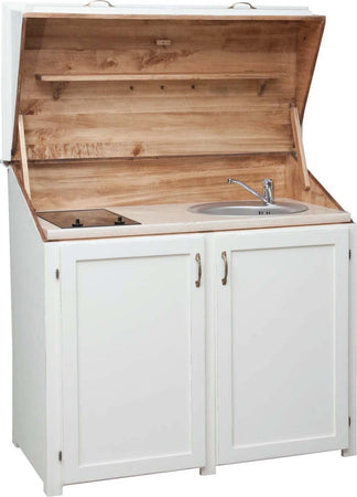 Biscottini-Credenza-cucina-in-legno-massello-di-tiglio-finitura-bianca-anticata-L130xPR60xH115-cm.-Made-in-Italy
