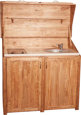 Biscottini-Credenza-cucina-in-legno-massello-di-tiglio-finitura-naturale-L130xPR60xH115-cm.-Made-in-Italy
