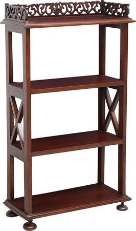 Biscottini-Etagere-in-legno-massello-di-mogano-finitura-noce-52x23x93-cm