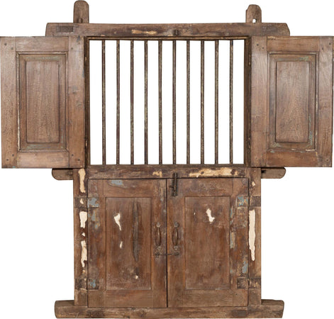 Biscottini-Finestra-finestrina-grata-porta-in-legno-massello-e-in-ferro-antica-e-vecchia-con-telaio-da-interno-o-da-esterno