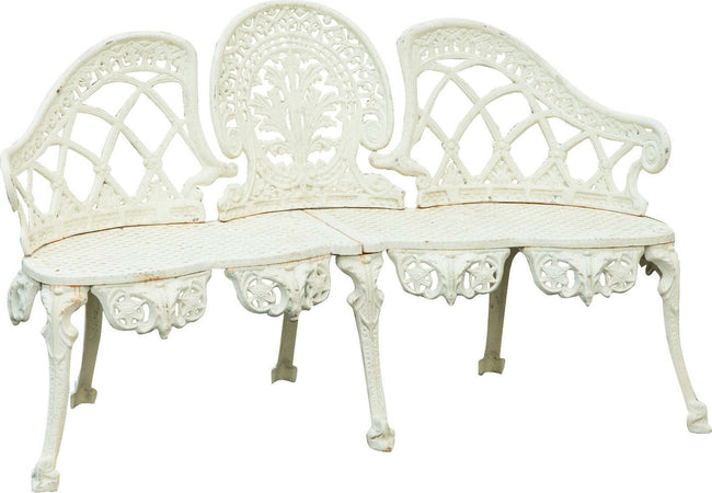 Biscottini-Panchina-Liberty-in-ghisa-finitura-bianca-anticata-130x50x82-cm