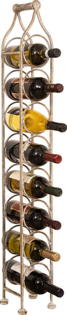 Biscottini-Porta-bottiglie-in-ferro-battuto-finitura-bianca-anticata