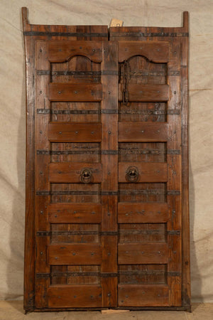 Biscottini-Porta-portone-in-legno-massello-e-ferro-da-interno-o-da-esterno-vecchia-e-antica-medievale-scorrevole