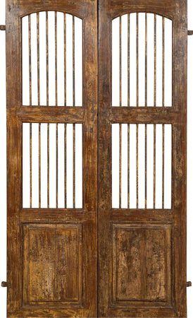 Biscottini-Porta-portone-in-legno-massello-e-ferro-da-interno-o-da-esterno-vecchia-e-antica-medievale-scorrevole