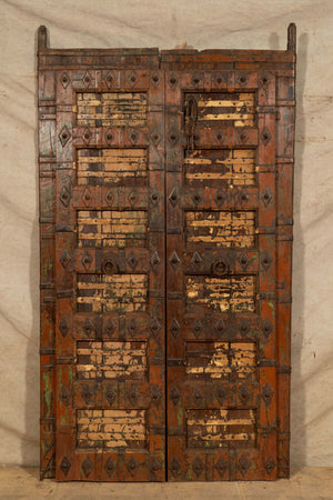 Biscottini-Porta-portone-in-legno-massello-e-ferro-da-interno-o-da-esterno-vecchia-e-antica-medievale-scorrevole