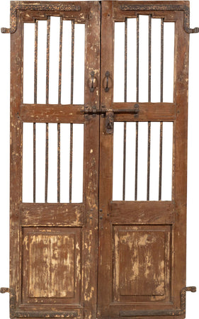 Biscottini-Porta-portone-in-legno-massello-e-ferro-da-interno-o-da-esterno-vecchia-e-antica-medievale-scorrevole