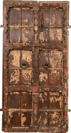 Biscottini-Porta-portone-in-legno-massello-e-ferro-da-interno-o-da-esterno-vecchia-e-antica-medievale-scorrevole