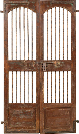 Biscottini-Porta-portone-in-legno-massello-e-ferro-da-interno-o-da-esterno-vecchia-e-antica-medievale-scorrevole