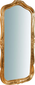 Biscottini-Specchiera-da-parete-in-legno-finitura-foglia-oro-anticato-L47xPR4xH100-cm-Made-in-Italy