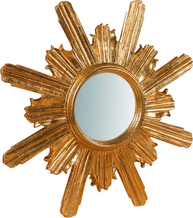 Biscottini-Specchiera-da-parete-in-legno-finitura-foglia-oro-anticato-L60xPR4xH60-cm-Made-in-Italy