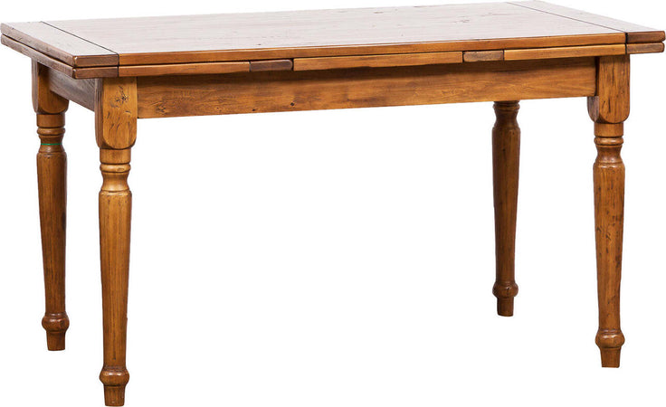 Biscottini-Tavolo-in-legno-massello-di-tiglio-allungabile-Country-finitura-noce-Made-in-Italy