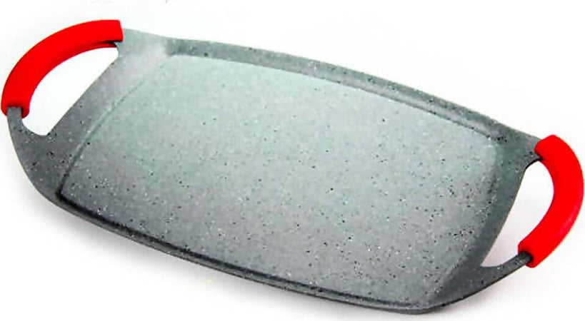 Bistecchiera Antiaderente 34x28 cm Pentola Manici Asportabili Piastra da Cucina Bistecchiera Piastra Antiaderente L'Orchidea - Siderno, Commerciovirtuoso.it