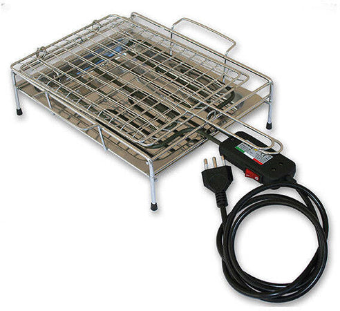 Bistecchiera griglia elettrica in acciaio inox 1900 Watt Made in Italy La Stella - G6