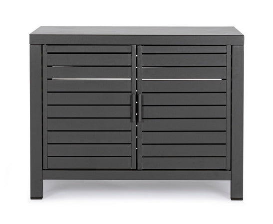 Mobile "Atlantic" con struttura in alluminio, piedini regolabili, per esterno ed interno