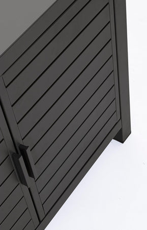 Mobile "Atlantic" con struttura in alluminio, piedini regolabili, per esterno ed interno