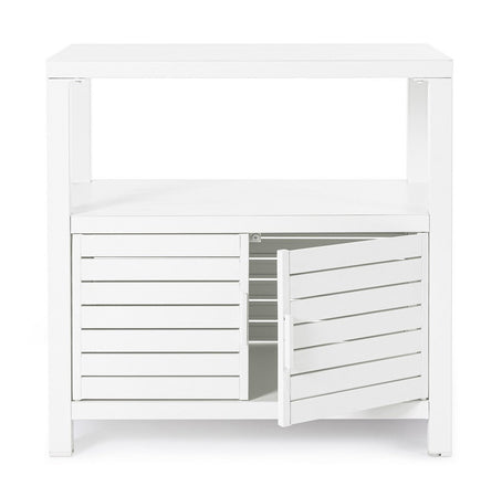 Mobile "Atlantic" con struttura in alluminio, piedini regolabili, per esterno ed interno