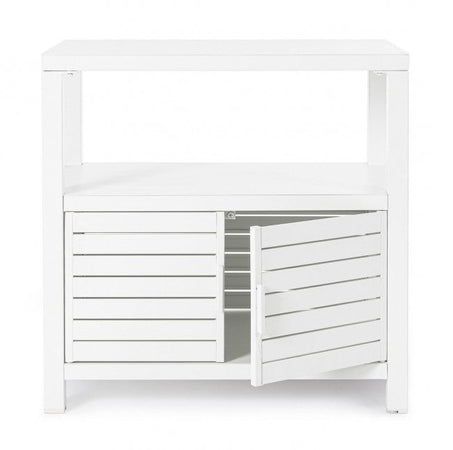 Mobile "Atlantic" con struttura in alluminio, piedini regolabili, per esterno ed interno