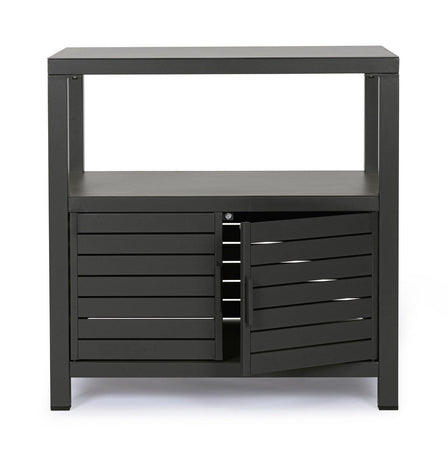 Mobile "Atlantic" con struttura in alluminio, piedini regolabili, per esterno ed interno