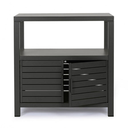 Mobile "Atlantic" con struttura in alluminio, piedini regolabili, per esterno ed interno