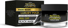 Black-mask-viso-maschera-purificante-peel-off-luxury-mask-ultra-retinol-complex