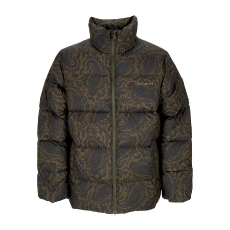 CARHARTT WIP Piumino Uomo Springfield Jacket Paisley Print/plant/black da uomo