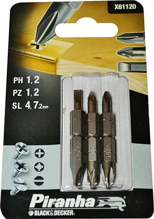 BLACK&DECKER---PIRANHA---6-PEZZI---PUNTE-PER-TRAPANO-MISTE-CON-ARRESTO-A-MOLLA