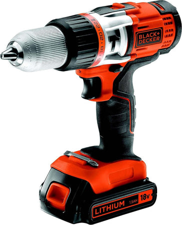 BLACK&DECKER---TRAPANO-AVVITATORE-A-PERCUSSIONE-18V-AL-LITIO-DOPPIA-BATTERIA