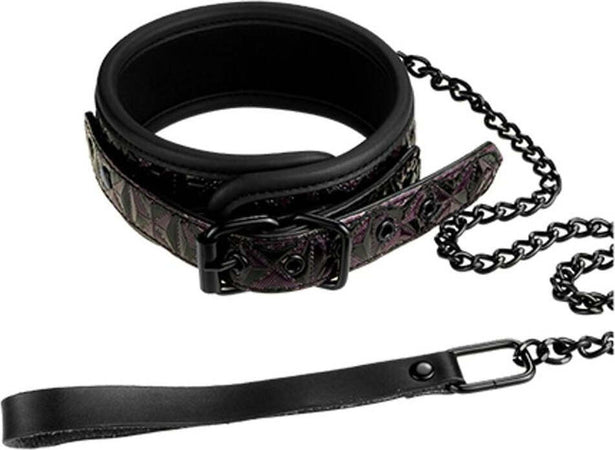 Blaze Collar and Leash Purple Guinzaglio Con Collare Regolabile Erotico Salute e cura della persona/Erotismo e contraccezione/Abbigliamento erotico/Donna/Accessori Kondorama - Martinsicuro, Commerciovirtuoso.it