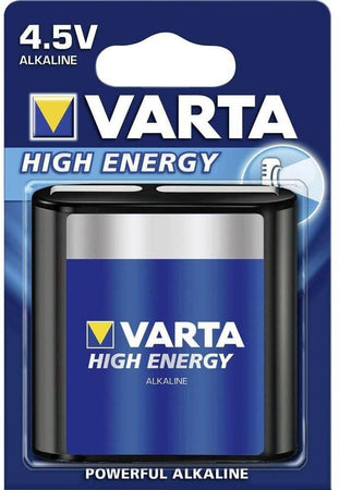 Blister 1 batteria 4,5V piatta VARTA high energy alcalina 3LR12
