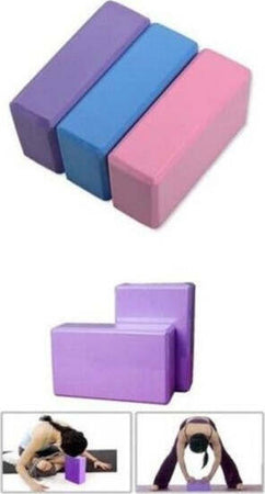 Blocco-Mattone-Schiuma-Fitness-Palestra-Yoga-Ginnastica-Aerobica-Colorato