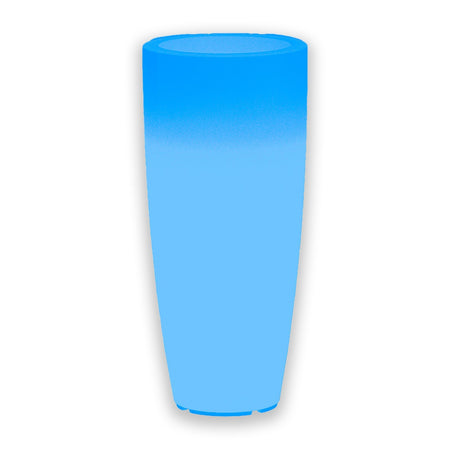 Vaso luminoso Stilo Round Bright decorazione con led per esterno "Made in Italy"