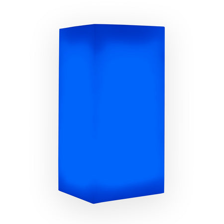 Tavolino da giardino luminoso YouCube Bright quadrato con led decorazione Made in Italy