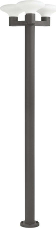 BLUB'S 3L Lampione grigio scuro 3XE27 Illuminazione/Illuminazione per esterni/Lampioni Led Mall Home - Napoli, Commerciovirtuoso.it