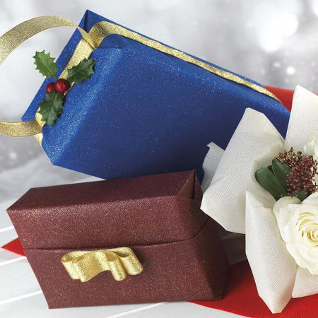 Bobina Etoffe decorativa con glitter sintetica bianca per confezionare regali Casa e cucina/Decorazioni per interni/Addobbi e decorazioni per ricorrenze/Decorazioni natalizie/Ghirlande e corone MagiediNatale.it - Altamura, Commerciovirtuoso.it