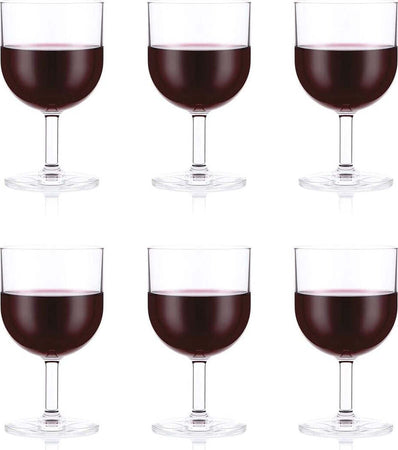 BODUM OKTETT 6 Bicchieri da Vino Rosso in plastica duratura, 0,25 Litri Casa e cucina/Stoviglie/Bicchieri e cristalli/Calici da vino Scontolo.net - Potenza, Commerciovirtuoso.it