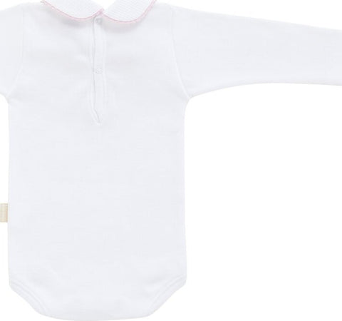 Body Con Collo  Manica Lunga Interlock Taglia 18 0703 Croquet Rosa Moda/Prima infanzia/Abbigliamento/Bambino 0-24/Tutine e body/Body La Casa Del Bebè - Napoli, Commerciovirtuoso.it