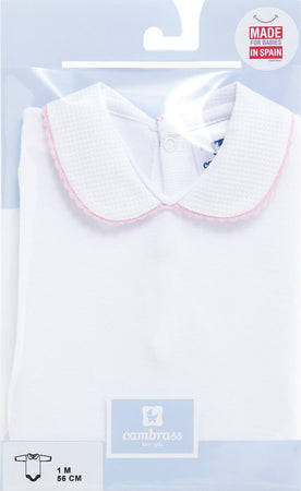 Body Con Collo  Manica Lunga Interlock Taglia 6 0703 Croquet Rosa Moda/Prima infanzia/Abbigliamento/Bambino 0-24/Tutine e body/Body La Casa Del Bebè - Napoli, Commerciovirtuoso.it