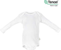Body Manica Lunga Taglia 18 Tencel Bianco Moda/Prima infanzia/Abbigliamento/Bambino 0-24/Tutine e body/Body La Casa Del Bebè - Napoli, Commerciovirtuoso.it