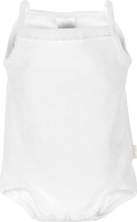 Body Spallina Interlock Taglia 24 Puntilla Bianco Moda/Prima infanzia/Abbigliamento/Bambino 0-24/Tutine e body/Body La Casa Del Bebè - Napoli, Commerciovirtuoso.it