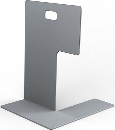 BOLIS-ITALIA---FERMA-LIBRO-IN-ACCIAIO-CM.15-GRIGIO