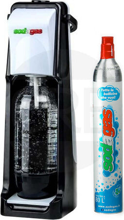 Bollicino,-Gasatore-per-Acqua-SodaGas,-Nero,-con-Bombola-CO2