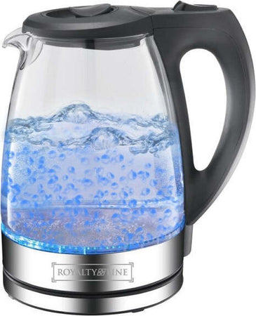 Bollitore-Elettrico-In-Vetro-1,7lt-2200w-Acqua-Calda-Cordless-Con-Luce-Led-Blu