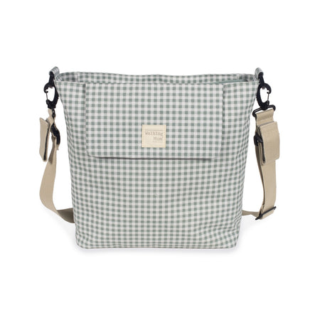 Borsa Fasciatoio Walking Mum Pasito a Pasito I Love Vichy Verde Canastilla