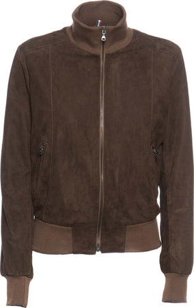 Bomber-Donna---Bomber-Donna-Testa-di-Moro-in-vera-pelle-camoscio