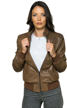 Bomber-Vittoria---Bomber-Donna-Cuoio-in-vera-pelle